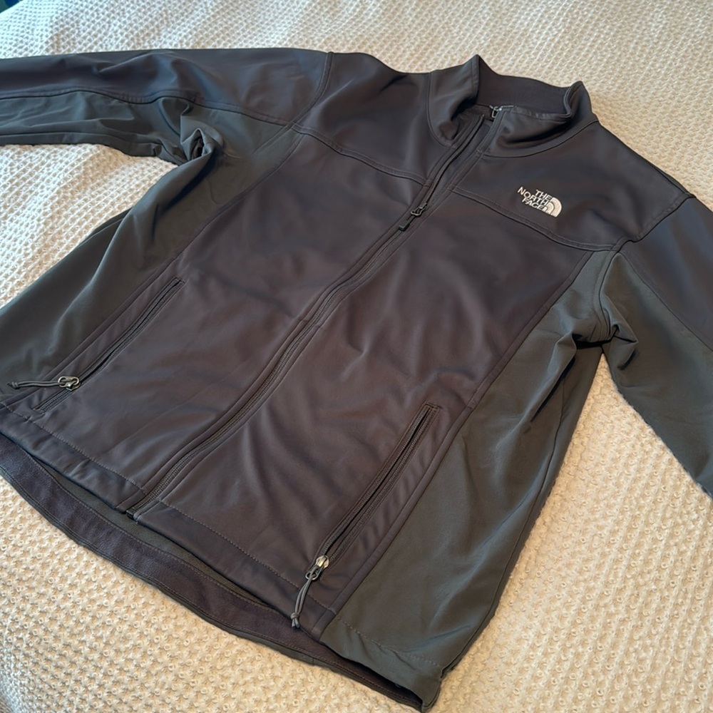 Grey North Face Jacket - Men's size Large